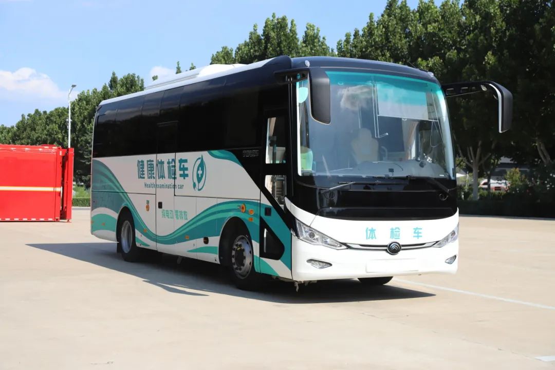 壹定发9米纯电体检车|构建全场景移动体检解决方案